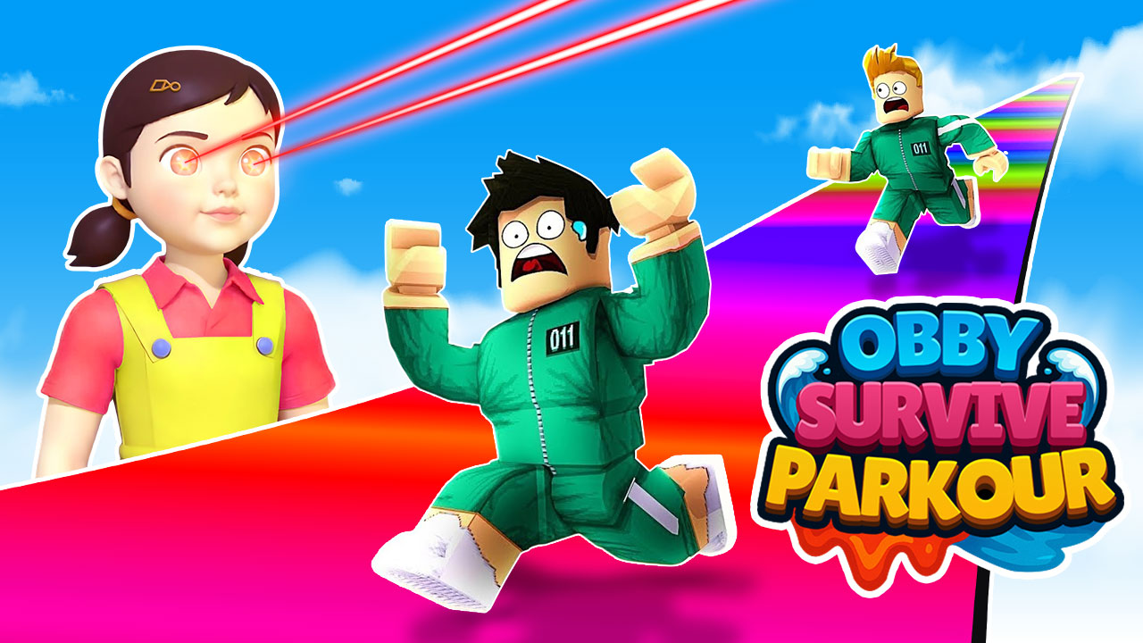 Obby Survive Parkour - Fast-paced 3D parkour and escape game